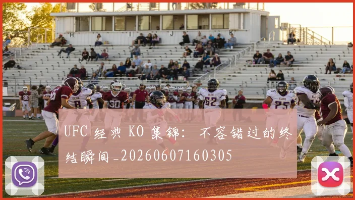 UFC 经典 KO 集锦：不容错过的终结瞬间_20260607160305